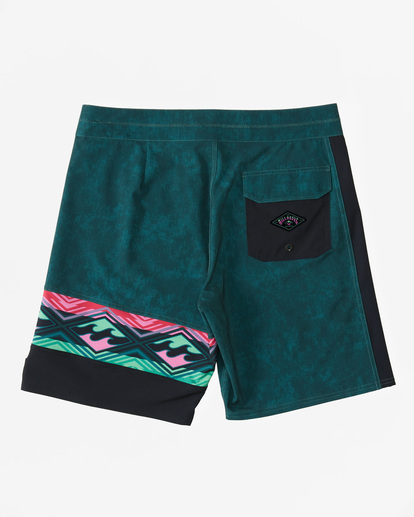 1 Burleigh Pro - Boardshort Performance da Uomo Green ABYBS00373 Billabong