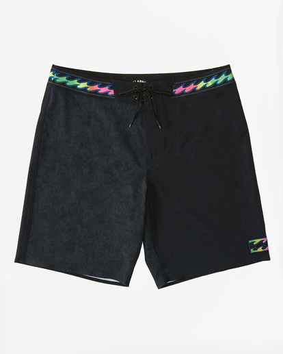 0 Riot Pro Performance 19" Boardshorts Black ABYBS00374 Billabong