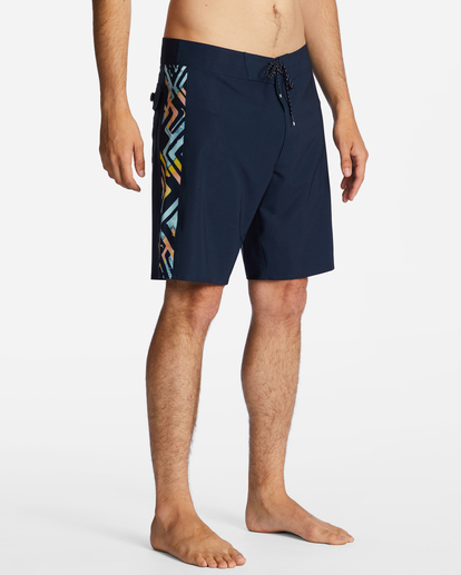 4 D Bah Ciclo Pro Performance 18" Boardshorts Blue ABYBS00386 Billabong