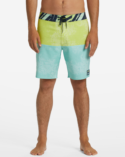 2 Fifty50 Pro - Performance Board Shorts for Men Green ABYBS00388 Billabong