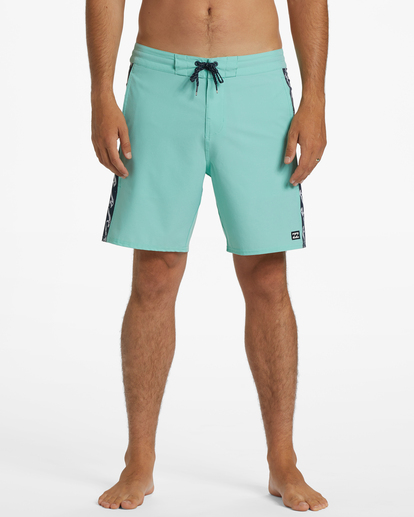 2 D Bah Lo Tide 18" Boardshorts Green ABYBS00397 Billabong