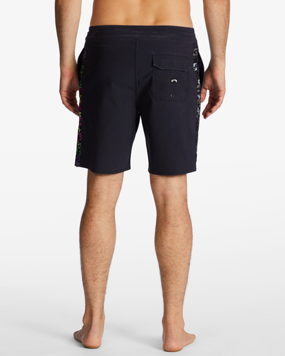 5 D Bah Lo Tide 18" Boardshorts Black ABYBS00397 Billabong