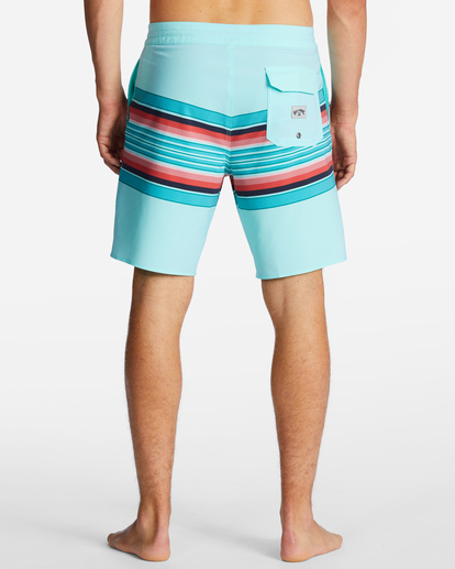 5 Spinner Lo Tide 18" Boardshorts Blue ABYBS00400 Billabong