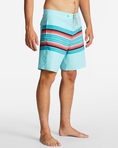 4 Spinner Lo Tide 18" Boardshorts Blue ABYBS00400 Billabong