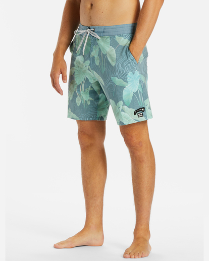 3 Kamea Kalo Lo Tide Boardshorts 19" Blue ABYBS00424 Billabong