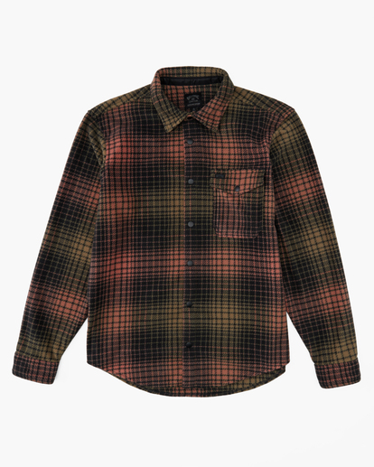 6 A/Div Furnace - Camicia di flanella abbottonata da Uomo Orange ABYFT00101 Billabong