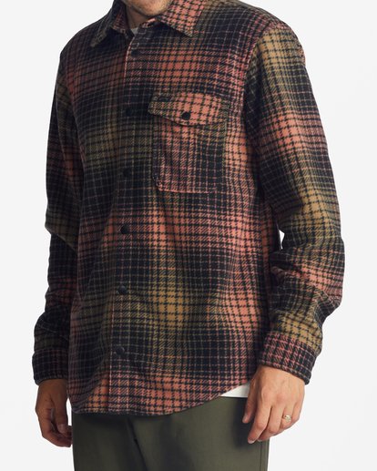 2 A/Div Furnace Flannel Shirt Orange ABYFT00101 Billabong