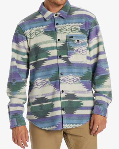 1 A/Div Furnace - Camicia di flanella abbottonata da Uomo Blue ABYFT00101 Billabong