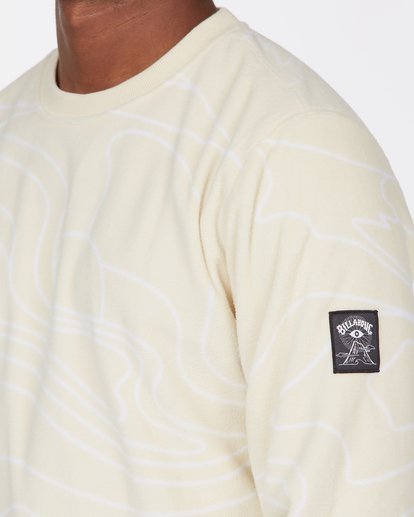 3 A/Div Dunes Lines Furnace Crew Neck Fleece  ABYFT00129 Billabong