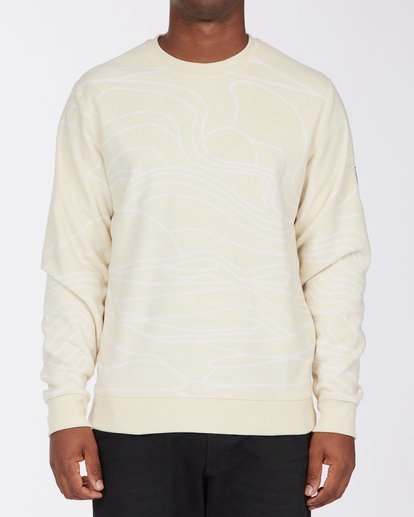 0 A/Div Dunes Lines Furnace Crew Neck Fleece  ABYFT00129 Billabong