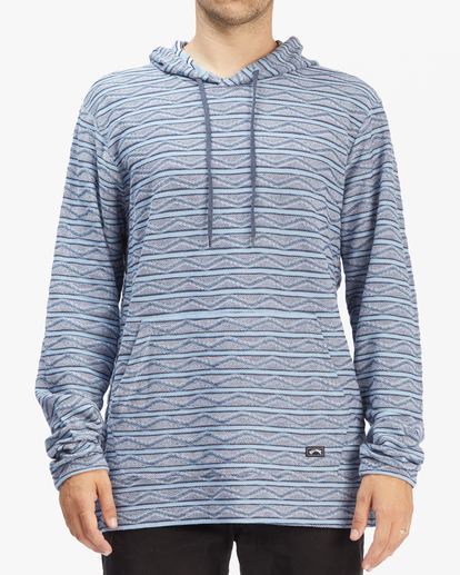 0 Flecker Lite Pullover Hoodie Blue ABYFT00211 Billabong