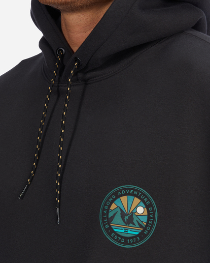 5 A/Div Compass Pullover Hoodie Black ABYFT00222 Billabong