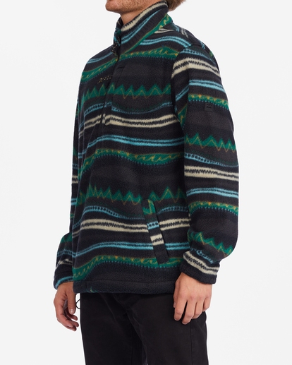 1 A/Div Boundary Half-Zip Mock Neck Pullover Black ABYFT00231 Billabong