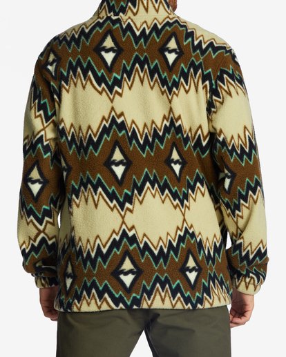 2 A/Div Boundary Half-Zip Mock Neck Pullover Brown ABYFT00231 Billabong