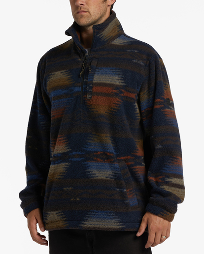 1 A/Div Boundary Half-Zip Mock Neck Pullover Black ABYFT00231 Billabong