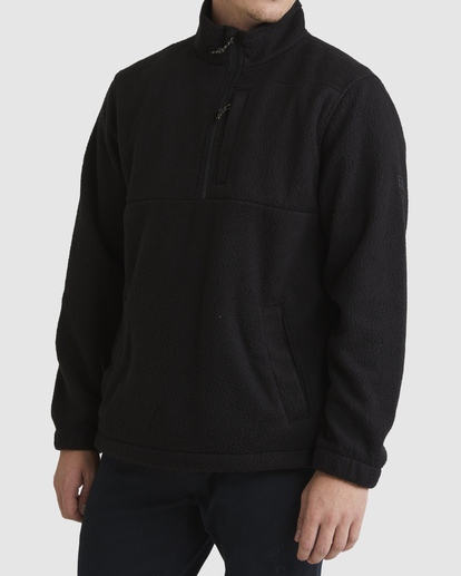 1 A/Div Boundary Half-Zip Mock Neck Pullover Black ABYFT00231 Billabong