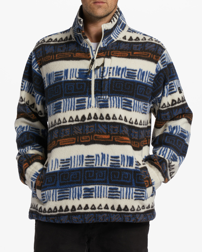 0 A/Div Boundary Half-Zip Mock Neck Pullover White ABYFT00231 Billabong