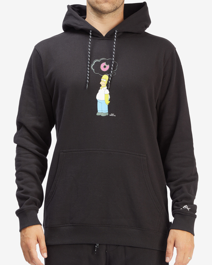 2 Simpsons Donut Fleece Hoodie  ABYFT00268 Billabong