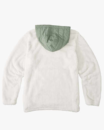 9 A/Div Badger Hooded Half-Zip Pullover Grey ABYFT00309 Billabong