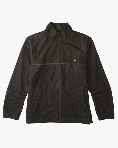 6 A/Div Boundary Trail Zip-Up Fleece Black ABYFT00313 Billabong