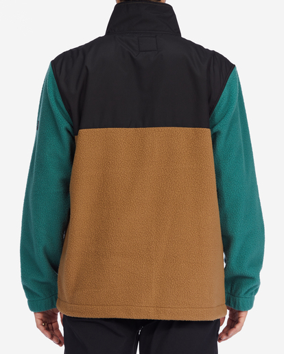 3 A/Div Boundary Trail Zip-Up Fleece Brown ABYFT00313 Billabong