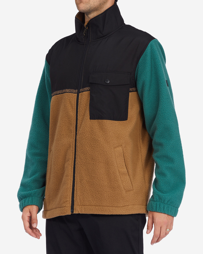 1 A/Div Boundary Trail Zip-Up Fleece Brown ABYFT00313 Billabong