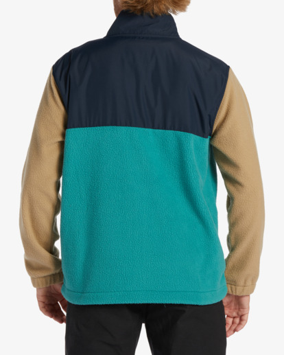 3 A/Div Boundary Trail - Fleece met Rits voor Heren Blue ABYFT00313 Billabong