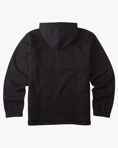 7 A/Div Boundary Hooded Half-Zip Pullover Black ABYFT00317 Billabong