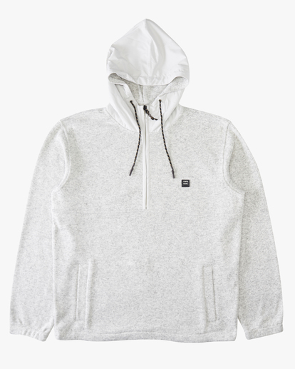 4 A/Div Boundary Hooded Half-Zip Pullover Grey ABYFT00317 Billabong