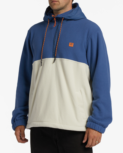 1 A/Div Boundary Hooded Half-Zip Pullover Blue ABYFT00317 Billabong