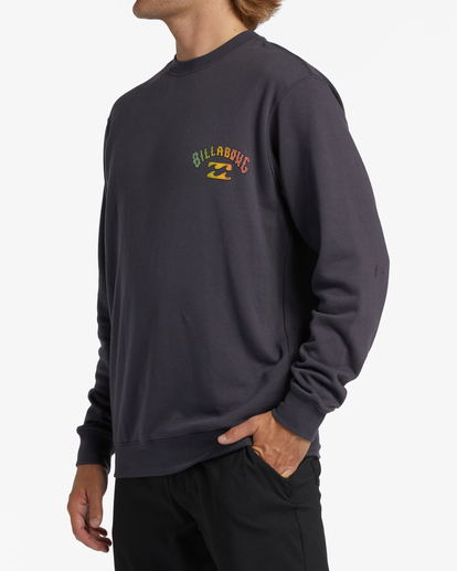 1 Short Sands Crewneck Sweatshirt Grey ABYFT00320 Billabong