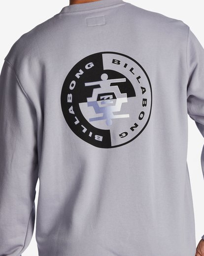 3 Short Sands Crewneck Sweatshirt Grey ABYFT00320 Billabong