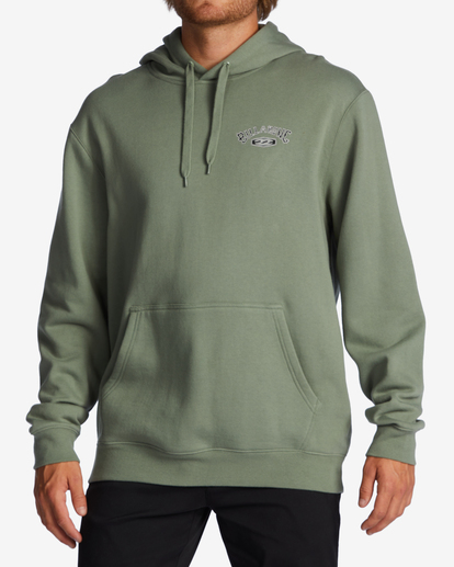 0 Short Sands Pullover Hoodie Green ABYFT00321 Billabong