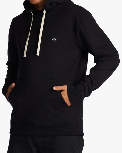 1 All Day Organic Pullover Hoodie Black ABYFT00336 Billabong