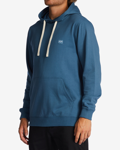 1 All Day Organic Pullover Hoodie Blue ABYFT00336 Billabong