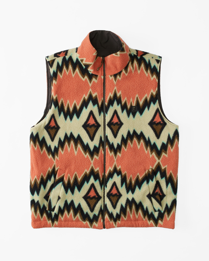 13 A/Div Trail Reversible Full-Zip Vest Black ABYFT00356 Billabong