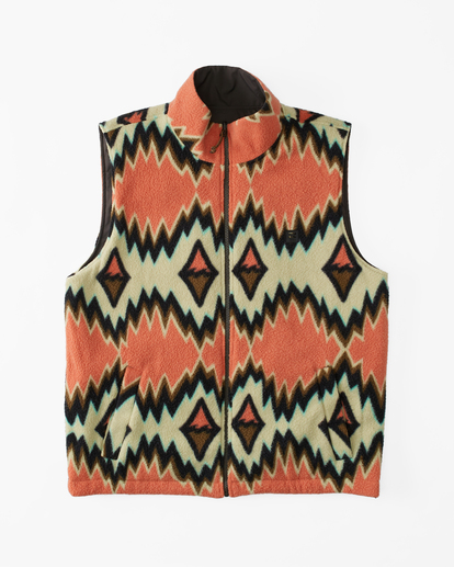 13 Trail - Omkeerbaar Vest met Colhals en Rits voor Heren Black ABYFT00356 Billabong