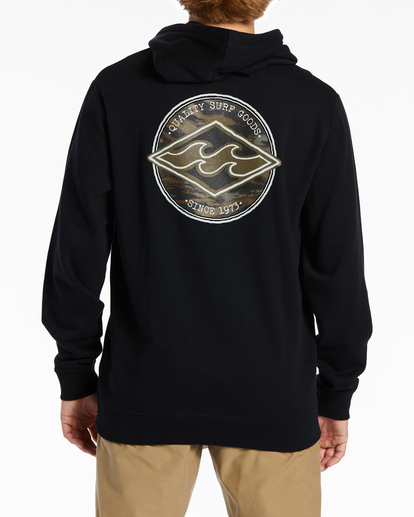 2 Rotor Diamond Pullover Hoodie Black ABYFT00386 Billabong