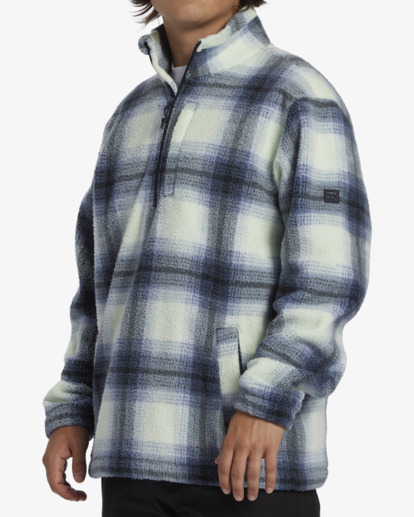 4 Boundary - Fleece mit Stehkragen und Halbreißverschluss für Männer Blau ABYFT00398 Billabong