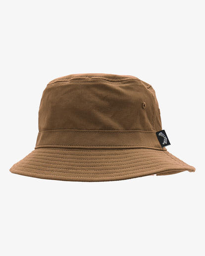 brown bucket hat with string