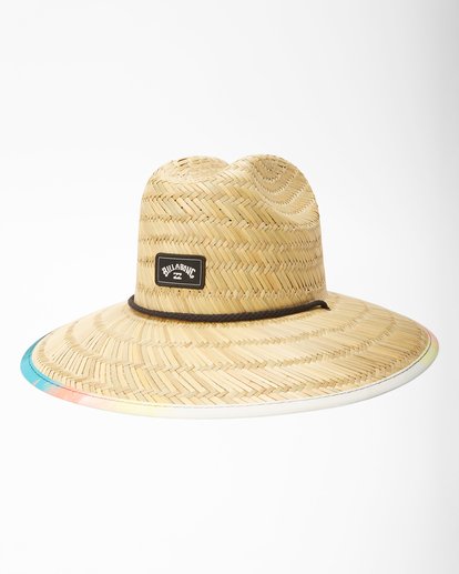 0 Tides Print Straw Lifeguard Hat Beige ABYHA00216 Billabong