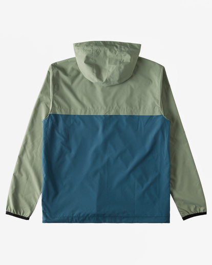 6 Transport - Packable Lightweight Windbreaker for Men Green ABYJK00101 Billabong