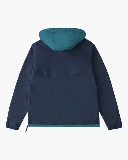 8 A/Div Windswell Anorak Windbreaker Jacket Blue ABYJK00117 Billabong
