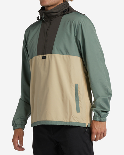 1 A/Div Windswell Anorak Windbreaker Green ABYJK00117 Billabong