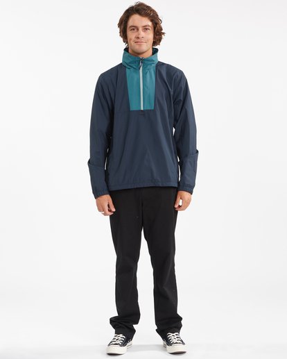 1 A/Div Windswell Anorak Windbreaker Jacket Blue ABYJK00117 Billabong