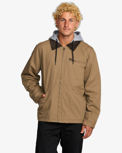 2 Barlow Hooded Jacket Brown ABYJK00122 Billabong