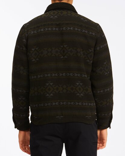 3 Barlow Sherpa Trucker Jacket Black ABYJK00125 Billabong