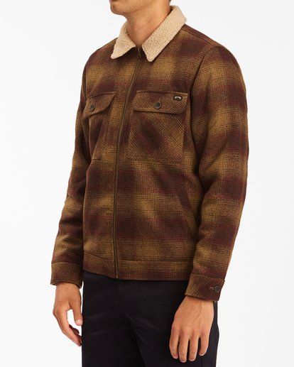 4 Barlow Sherpa Trucker Jacket White ABYJK00125 Billabong