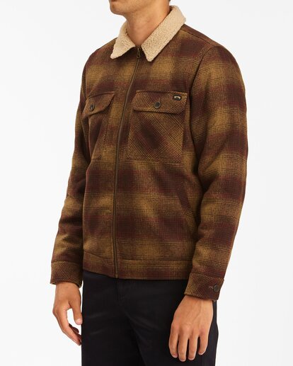 5 Barlow Sherpa Trucker Jacket White ABYJK00125 Billabong