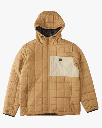 8 A/Div Journey Puffer Jacket Brown ABYJK00162 Billabong